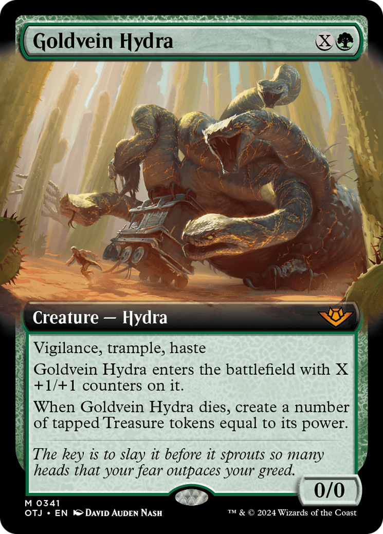 Goldvein Hydra (Extended Art) [Outlaws of Thunder Junction] | Gamer Loot