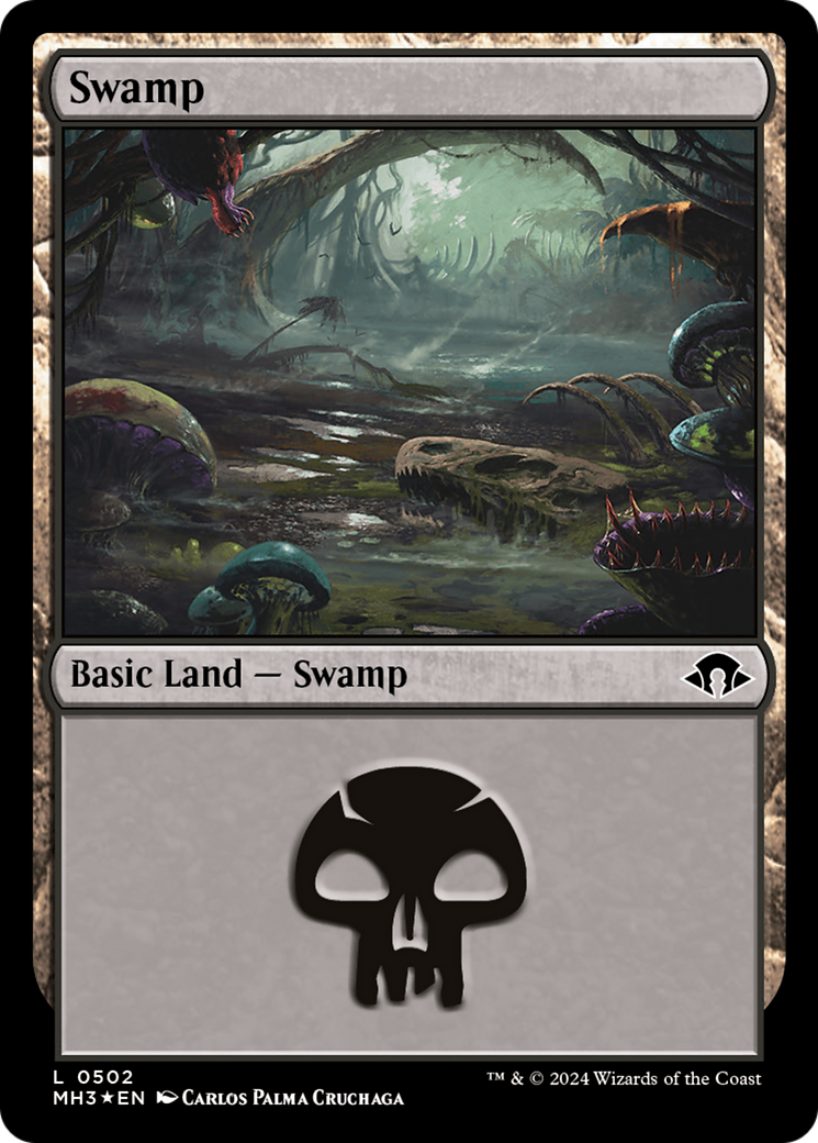 Swamp (0502) (Ripple Foil) [Modern Horizons 3] | Gamer Loot