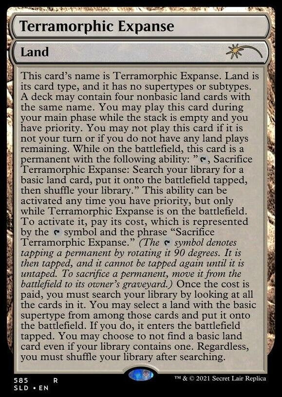 Terramorphic Expanse (Full Text) [Secret Lair Drop Promos] | Gamer Loot