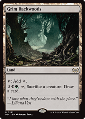 Grim Backwoods [Duskmourn: House of Horror Commander] | Gamer Loot