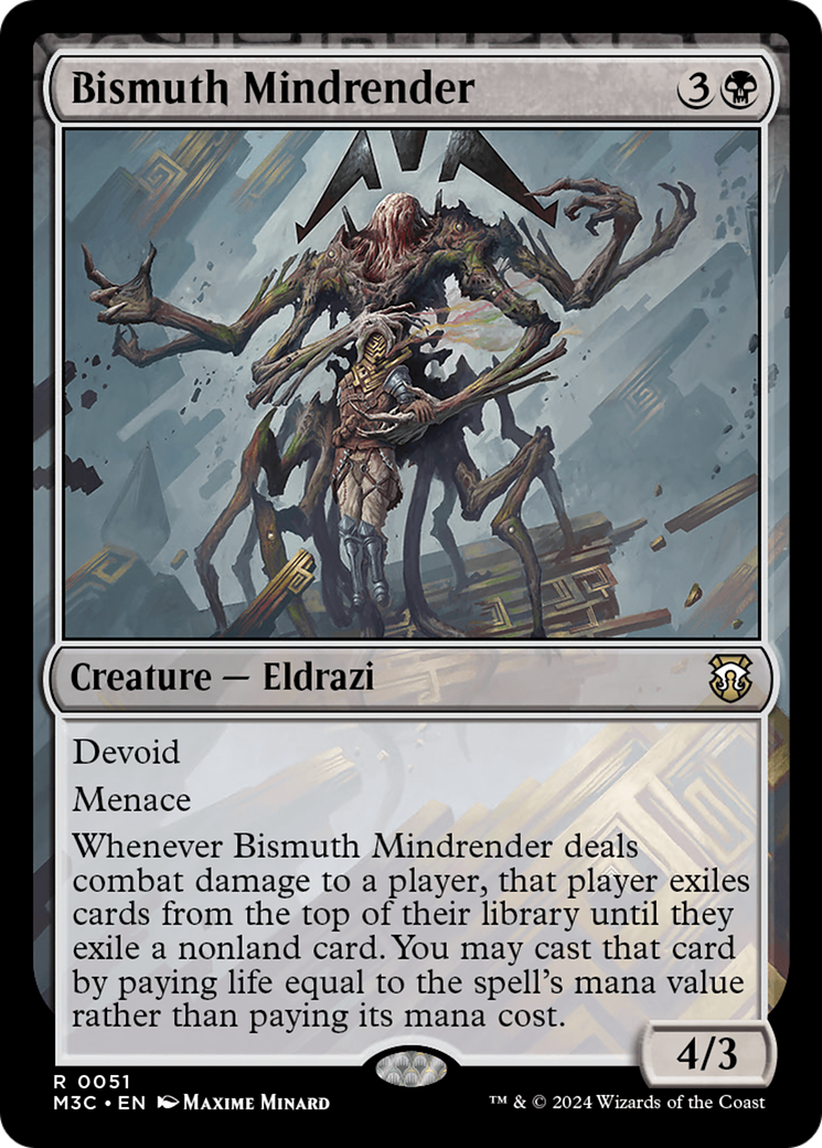 Bismuth Mindrender (Ripple Foil) [Modern Horizons 3 Commander] | Gamer Loot