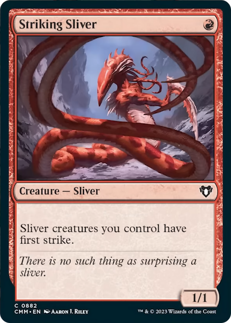 Striking Sliver [Commander Masters] | Gamer Loot