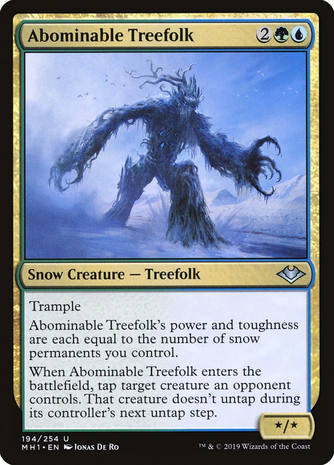 Abominable Treefolk [Modern Horizons] | Gamer Loot