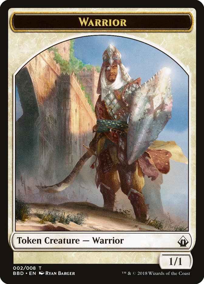 Warrior Token [Battlebond Tokens] | Gamer Loot