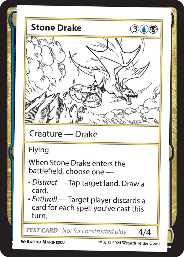 Stone Drake [Mystery Booster 2 Playtest Cards] | Gamer Loot