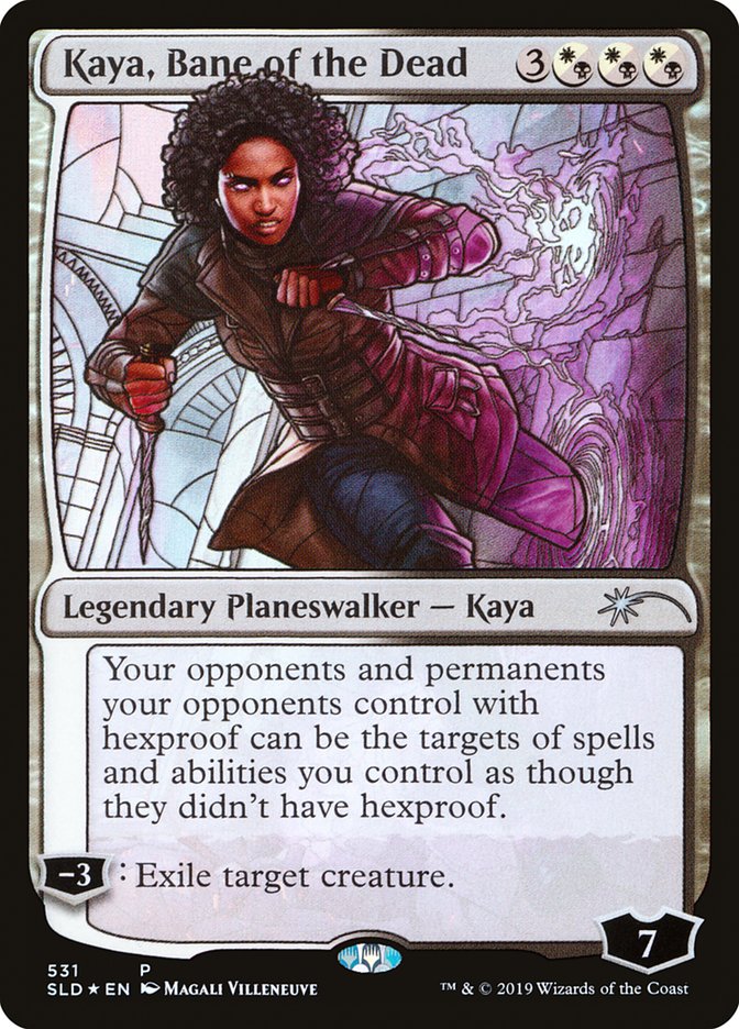 Kaya, Bane of the Dead (Stained Glass) [Secret Lair Drop Promos] | Gamer Loot