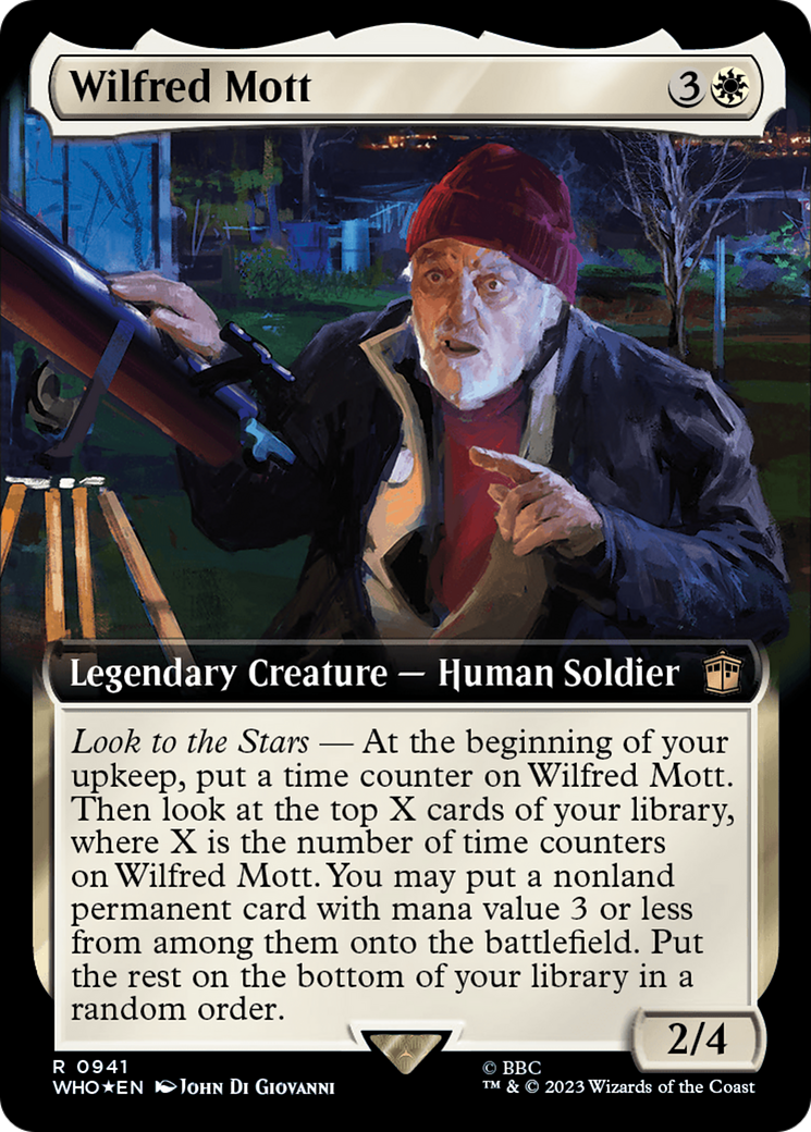 Wilfred Mott (Extended Art) (Surge Foil) [Doctor Who] | Gamer Loot