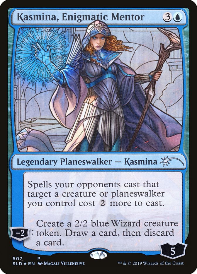 Kasmina, Enigmatic Mentor (Stained Glass) [Secret Lair Drop Promos] | Gamer Loot