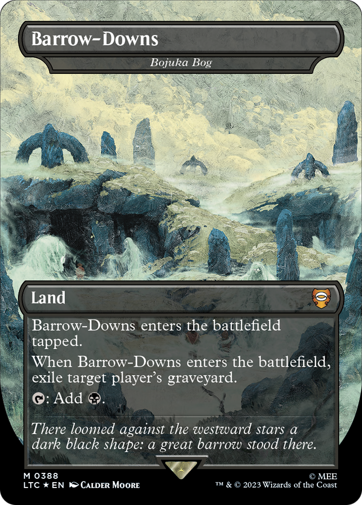 Barrow-Downs - Bojuka Bog (Surge Foil Realms and Relics) [The Lord of the Rings: Tales of Middle-Earth Commander] | Gamer Loot