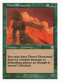 Thorn Elemental (Oversized) [Oversize Cards] | Gamer Loot