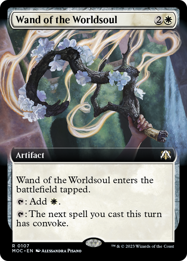 Wand of the Worldsoul (Extended Art) [March of the Machine Commander] | Gamer Loot