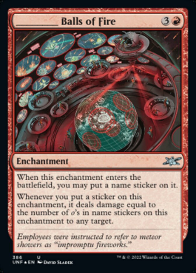 _____ Balls of Fire (Galaxy Foil) [Unfinity] | Gamer Loot