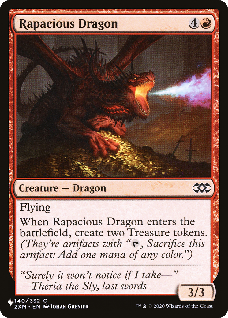 Rapacious Dragon [The List Reprints] | Gamer Loot