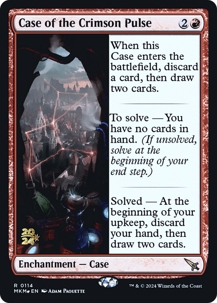 Case of the Crimson Pulse [Murders at Karlov Manor Prerelease Promos] | Gamer Loot