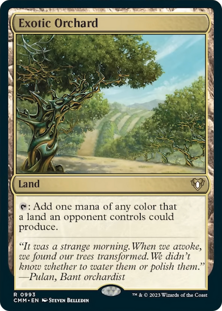 Exotic Orchard [Commander Masters] | Gamer Loot