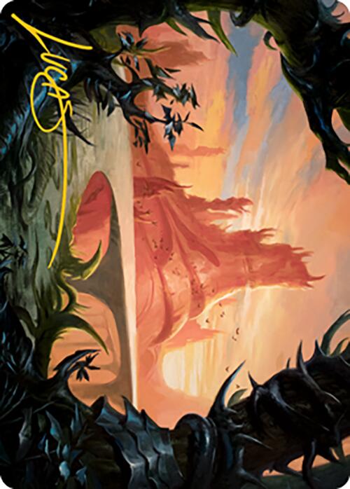 Slagwoods Bridge Art Card (Gold-Stamped Signature) [Modern Horizons 2 Art Series] | Gamer Loot