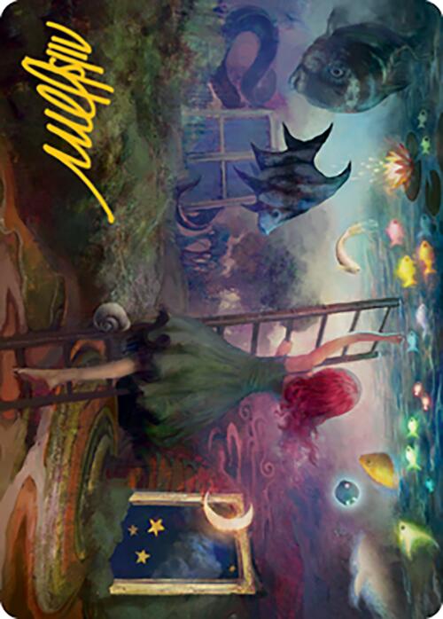 Lucid Dreams Art Card (Gold-Stamped Signature) [Modern Horizons 2 Art Series] | Gamer Loot