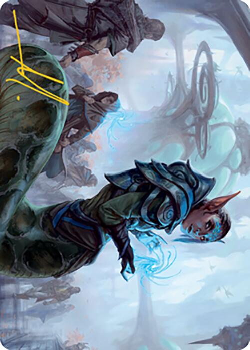 Lonis, Cryptozoologist Art Card (Gold-Stamped Signature) [Modern Horizons 2 Art Series] | Gamer Loot