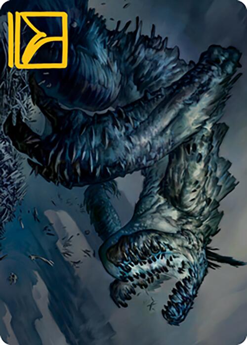 Necrogoyf Art Card (Gold-Stamped Signature) [Modern Horizons 2 Art Series] | Gamer Loot