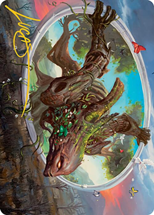 Gaea's Will Art Card (Gold-Stamped Signature) [Modern Horizons 2 Art Series] | Gamer Loot