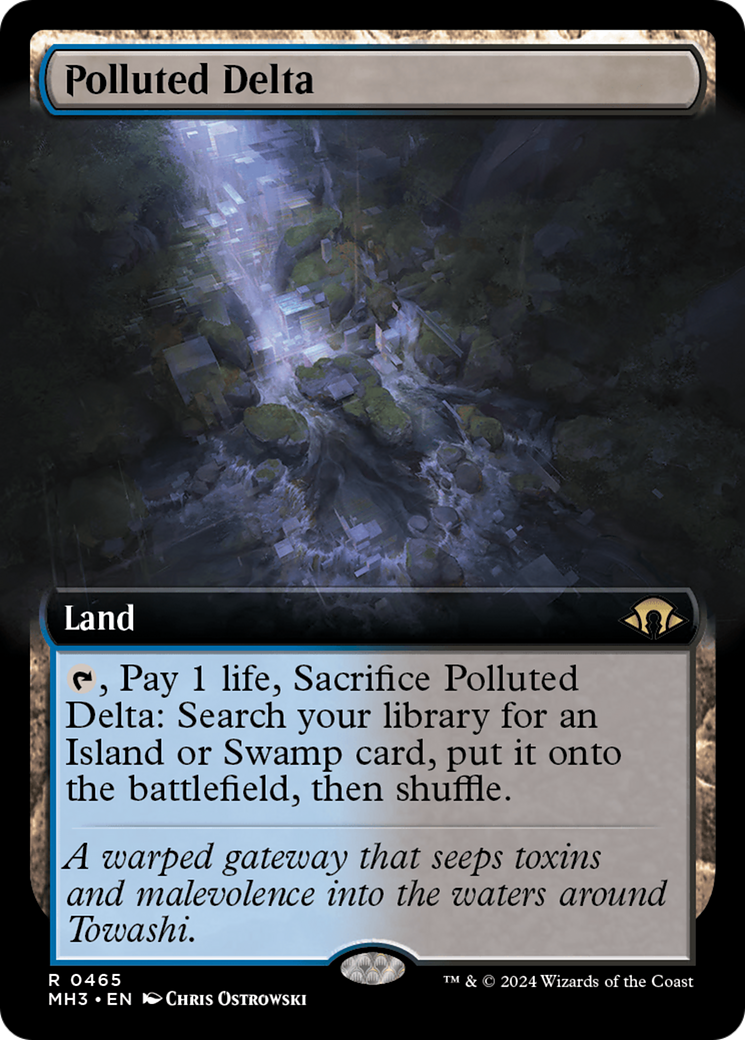 Polluted Delta (Extended Art) [Modern Horizons 3] | Gamer Loot