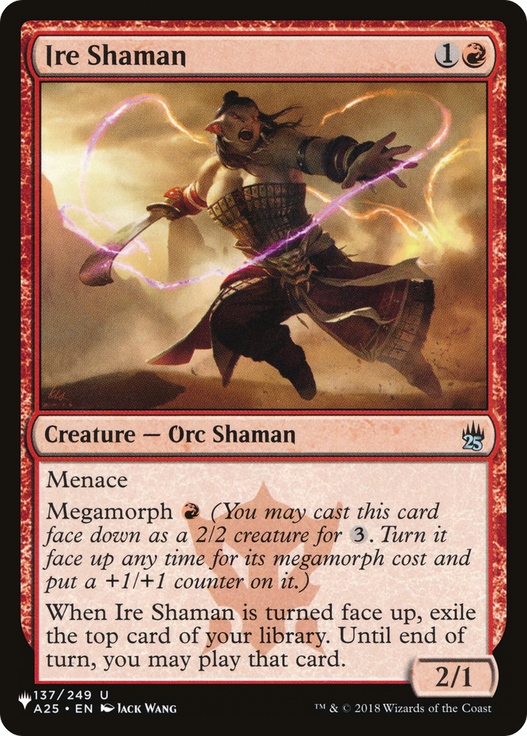 Ire Shaman [The List Reprints] | Gamer Loot