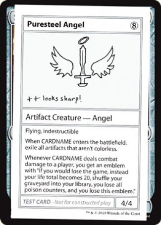 Puresteel Angel (2021 Edition) [Mystery Booster Playtest Cards] | Gamer Loot
