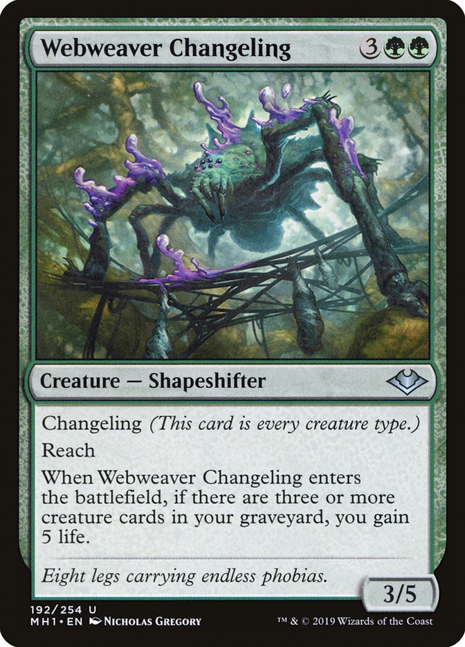 Webweaver Changeling [Modern Horizons] | Gamer Loot