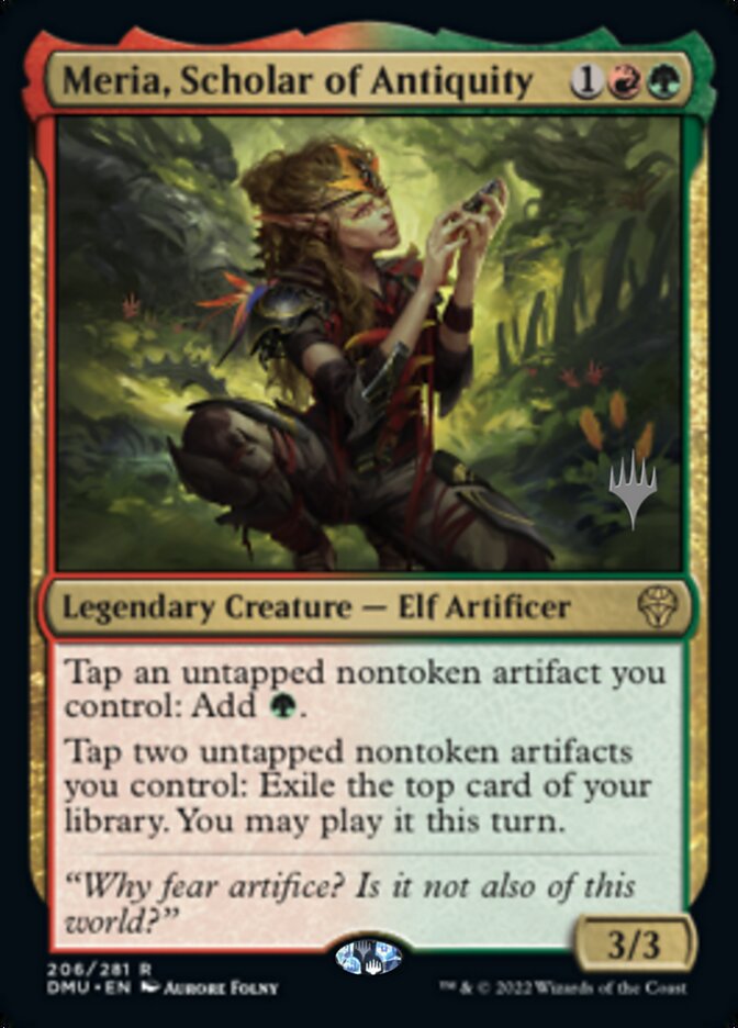 Meria, Scholar of Antiquity (Promo Pack) [Dominaria United Promos] | Gamer Loot