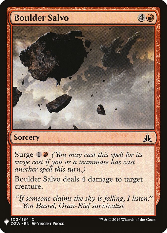 Boulder Salvo [Mystery Booster] | Gamer Loot