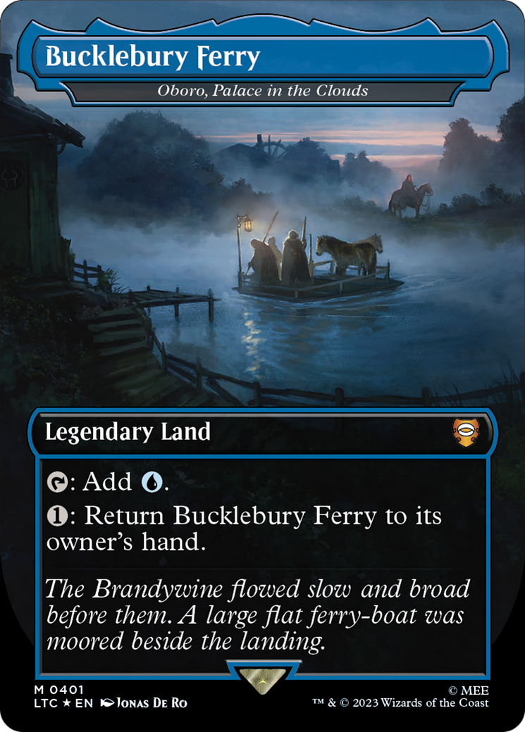 Bucklebury Ferry - Oboro, Palace in the Clouds (Surge Foil Realms and Relics) [The Lord of the Rings: Tales of Middle-Earth Commander] | Gamer Loot