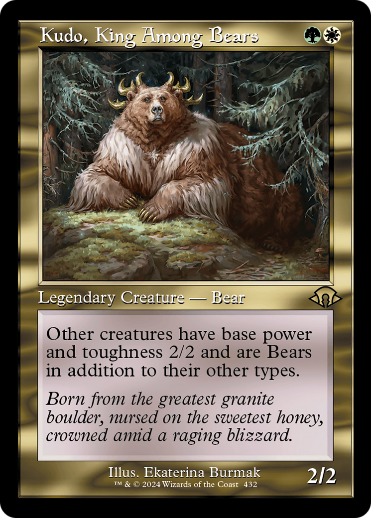 Kudo, King Among Bears (Retro) [Modern Horizons 3] | Gamer Loot