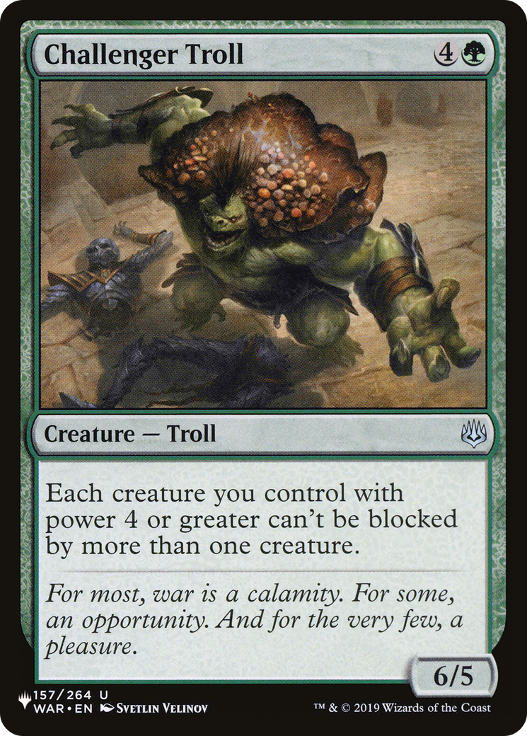 Challenger Troll [The List Reprints] | Gamer Loot