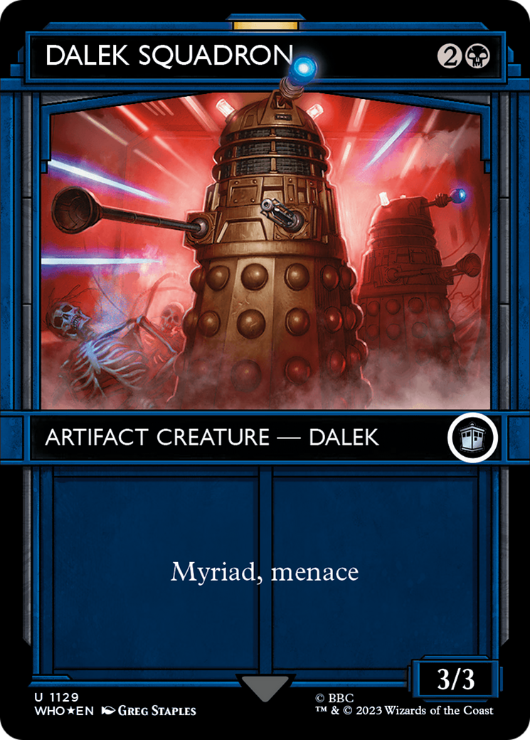 Dalek Squadron (Showcase) (Surge Foil) [Doctor Who] | Gamer Loot