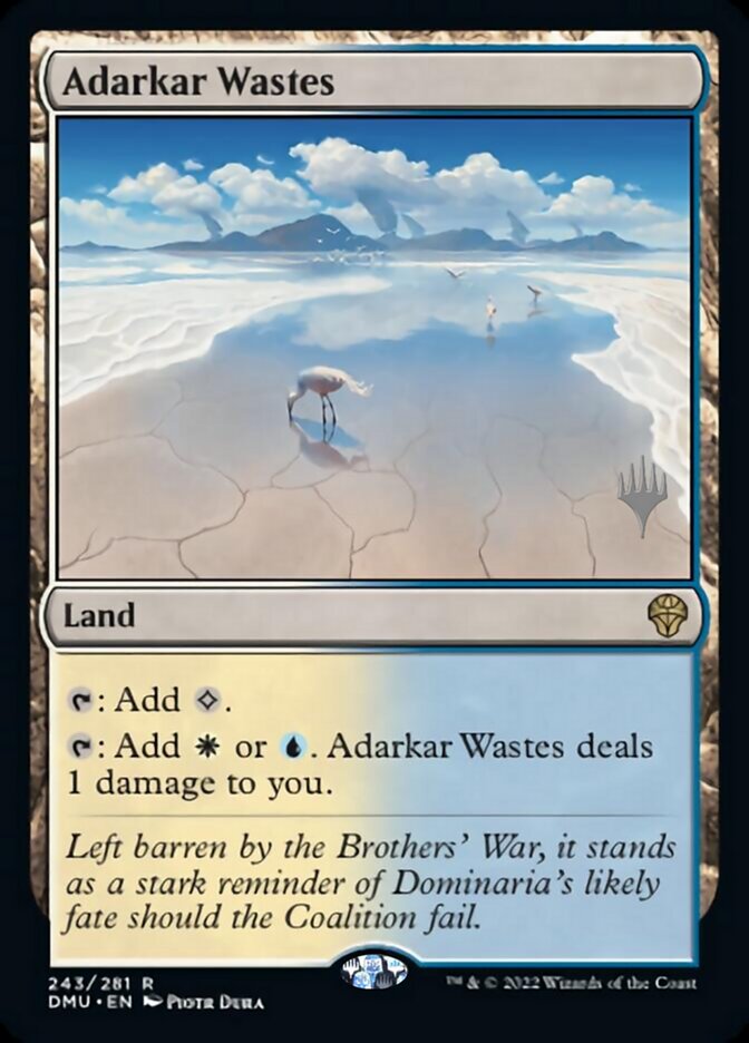 Adarkar Wastes (Promo Pack) [Dominaria United Promos] | Gamer Loot