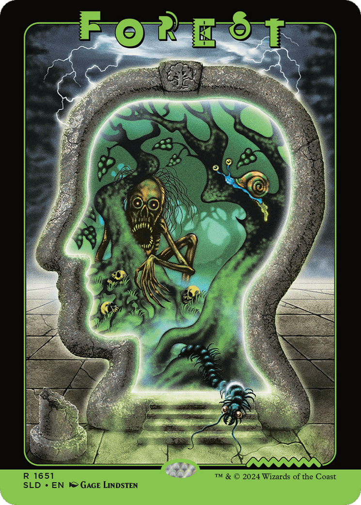 Forest (1651) (Rainbow Foil) [Secret Lair Drop Series] | Gamer Loot