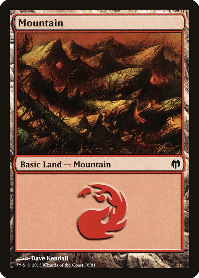 Mountain (76) [Duel Decks: Heroes vs. Monsters] | Gamer Loot