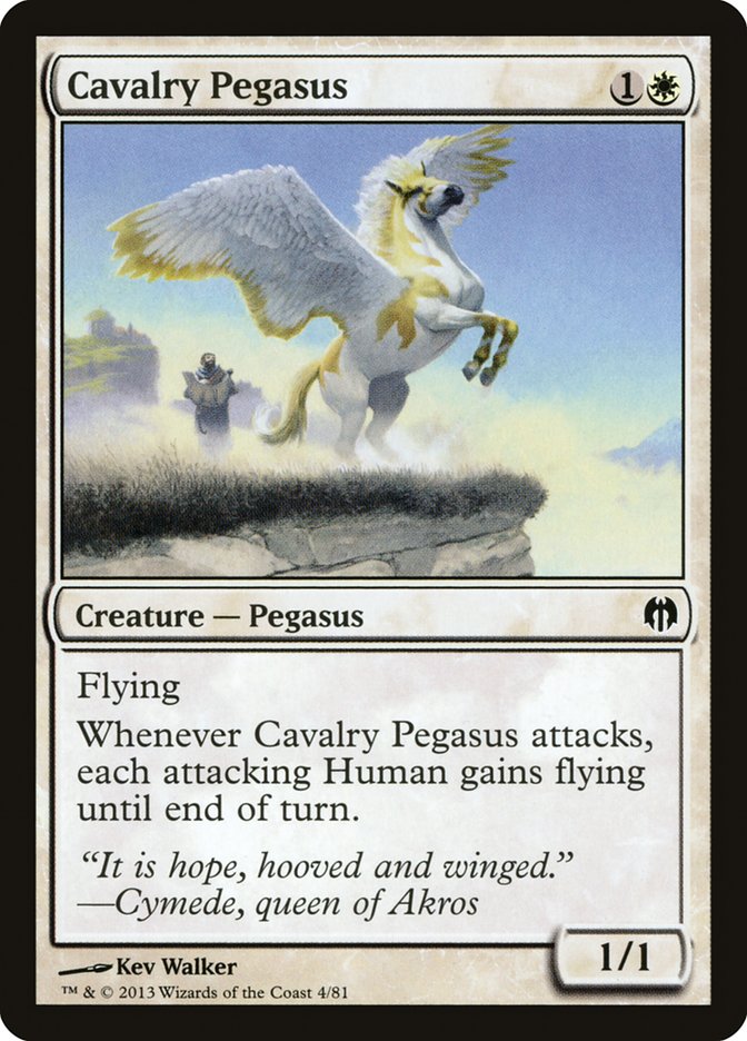 Cavalry Pegasus [Duel Decks: Heroes vs. Monsters] | Gamer Loot