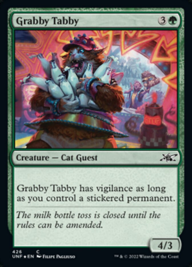 Grabby Tabby (Galaxy Foil) [Unfinity] | Gamer Loot