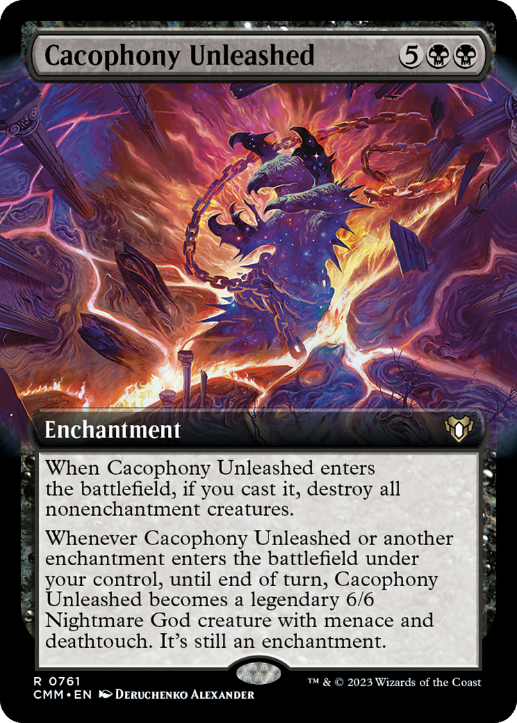 Cacophony Unleashed (Extended Art) [Commander Masters] | Gamer Loot