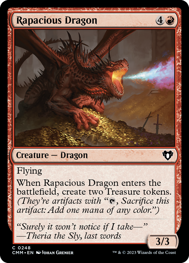 Rapacious Dragon [Commander Masters] | Gamer Loot