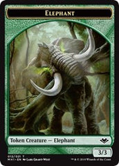 Elephant (012) // Spirit (016) Double-Sided Token [Modern Horizons Tokens] | Gamer Loot