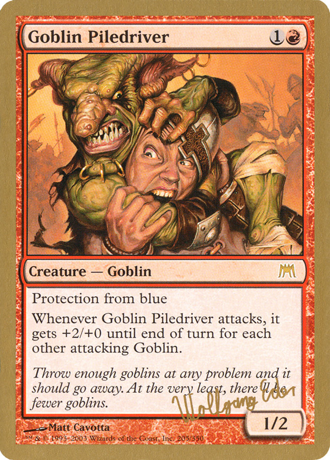 Goblin Piledriver (Wolfgang Eder) [World Championship Decks 2003] | Gamer Loot