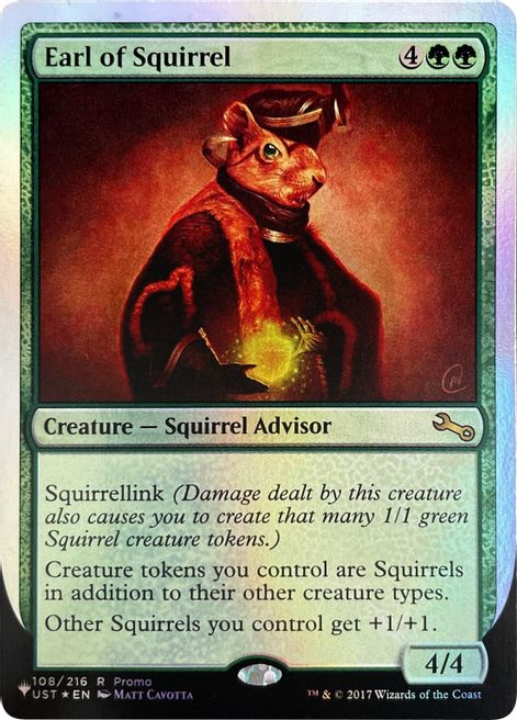 Earl of Squirrel (Unfinity Foil Edition) [The List] | Gamer Loot