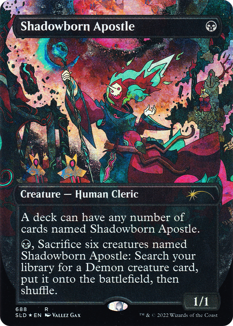 Shadowborn Apostle (688) (Borderless) [Secret Lair Drop Promos] | Gamer Loot