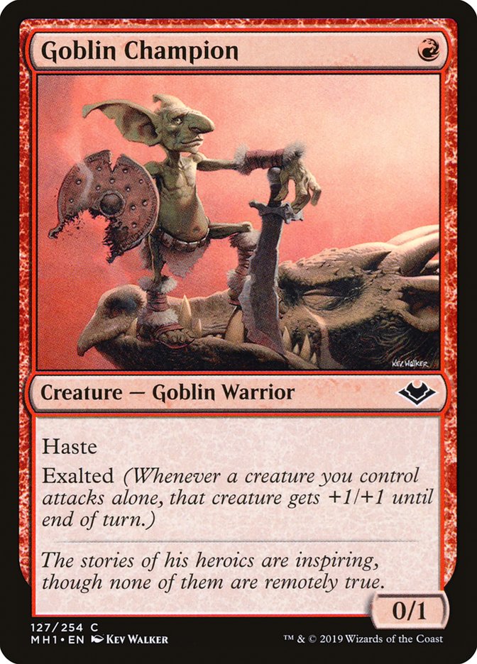 Goblin Champion [Modern Horizons] | Gamer Loot