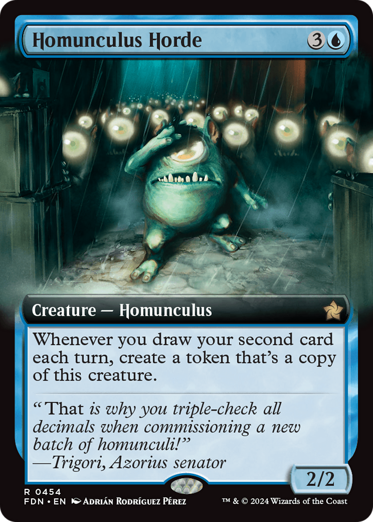 Homunculus Horde (Extended Art) [Foundations] | Gamer Loot