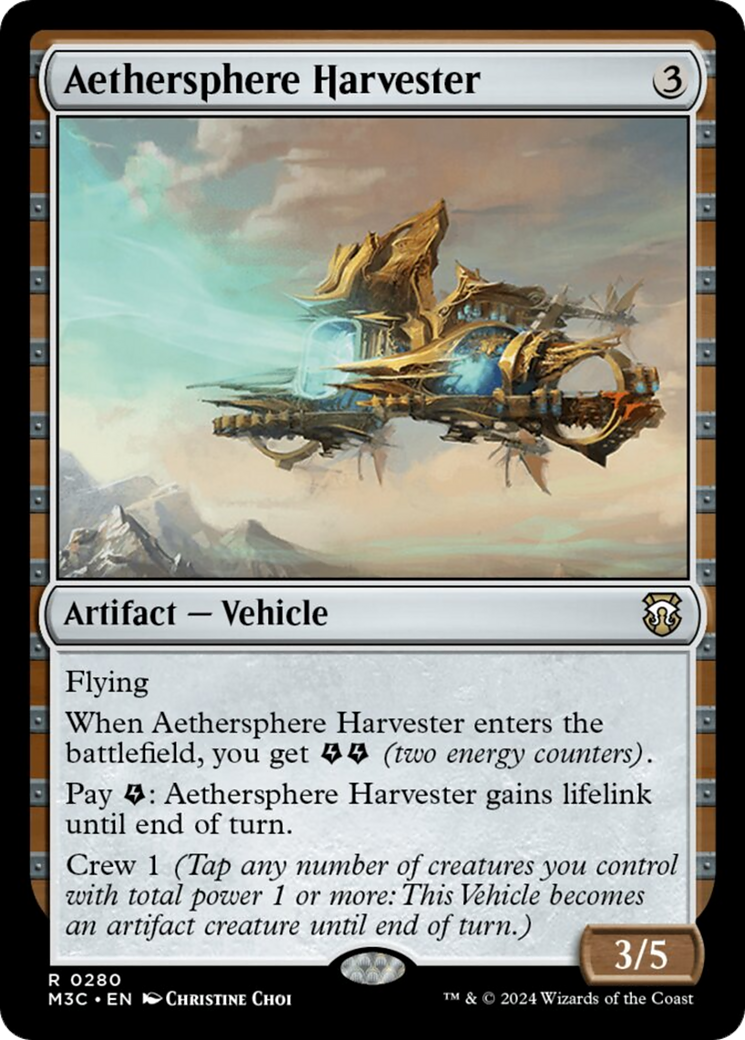 Aethersphere Harvester [Modern Horizons 3 Commander] | Gamer Loot