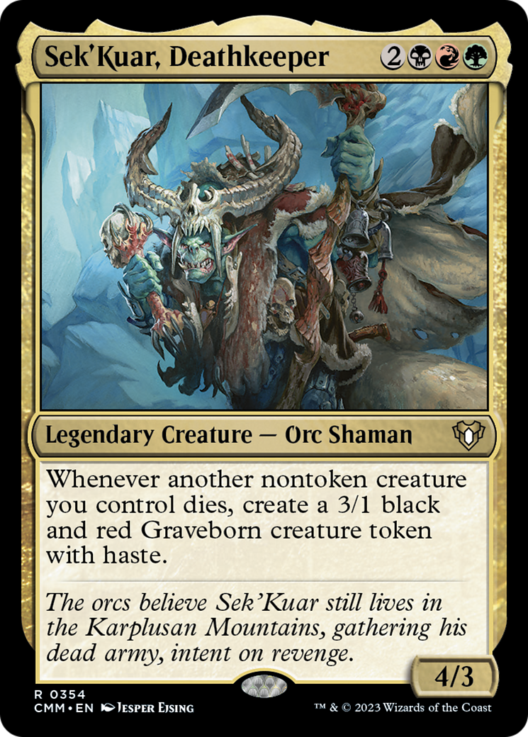 Sek'Kuar, Deathkeeper [Commander Masters] | Gamer Loot