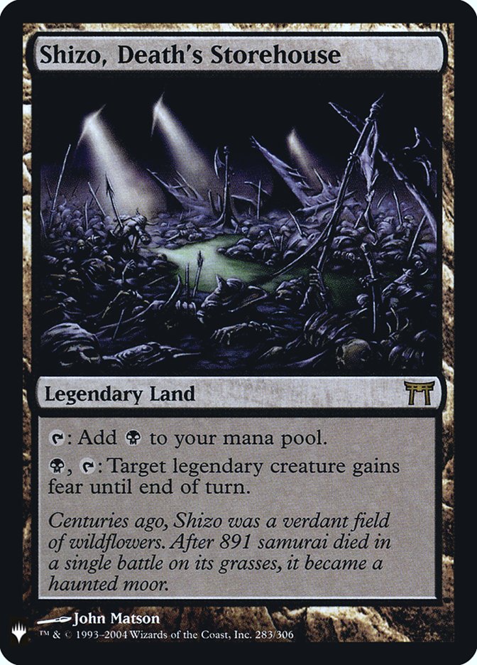 Shizo, Death's Storehouse [Mystery Booster] | Gamer Loot